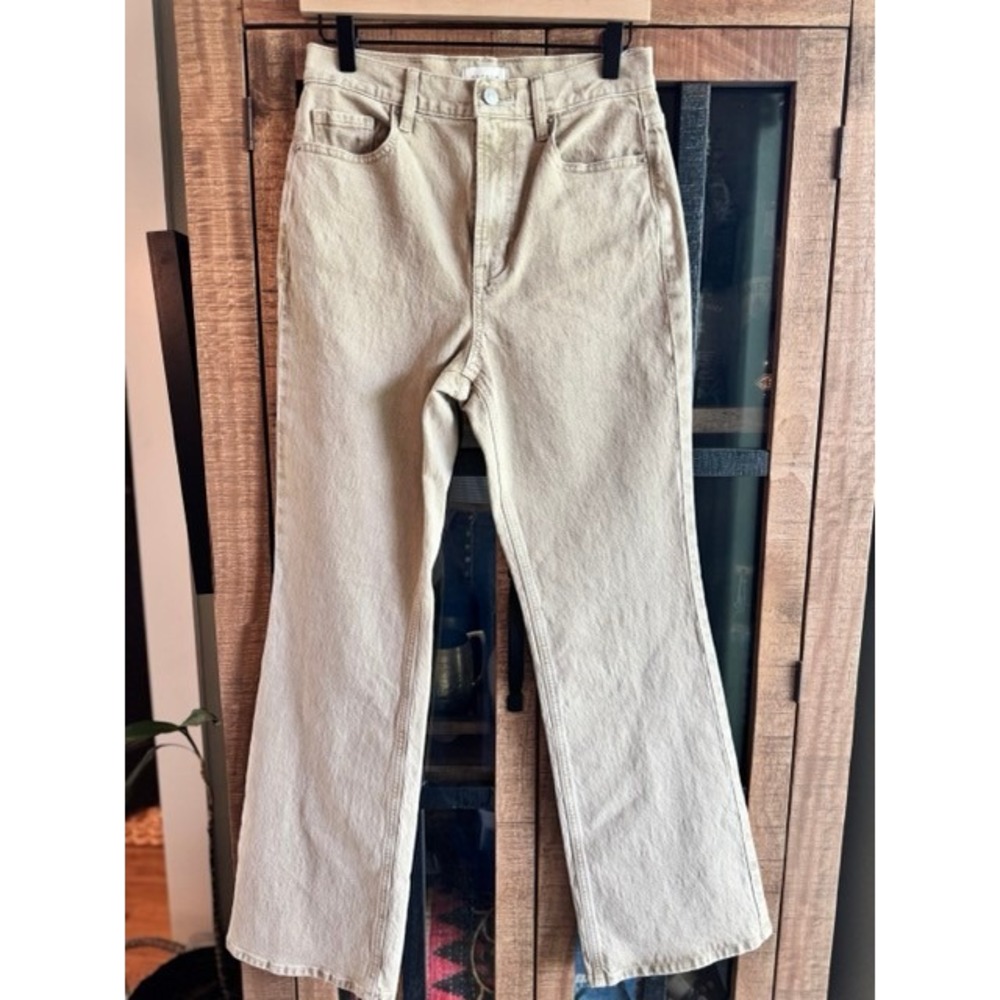 PacSun Womens High Rise Stretch Bootcut Jeans Size 28 Khaki Denim New